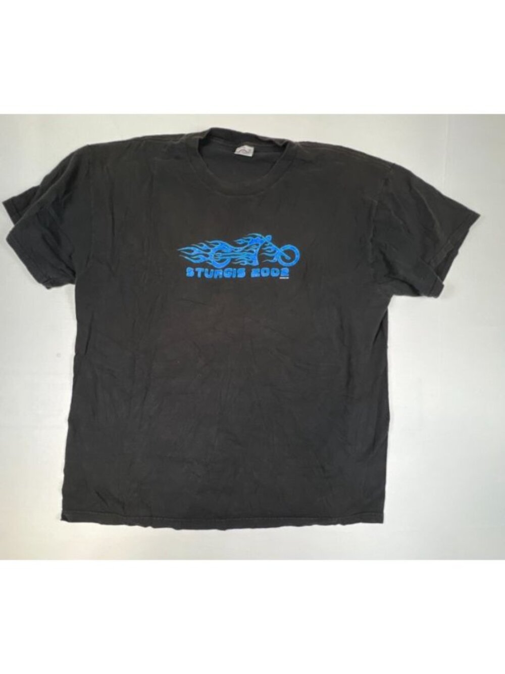 Vintage Delta Pro Weight Men XL Sturgis 2002 South Dakota Biker Graphic T-Shirt - Picture 2 of 8